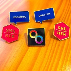LGBTQ+ PRIDE PINS brand new and ready to be used for Pride Month